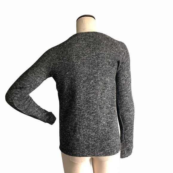 Fabletics Sz XS French Terry Sophia Marled Tie Front Sweatshirt 194J - Picture 5 of 8